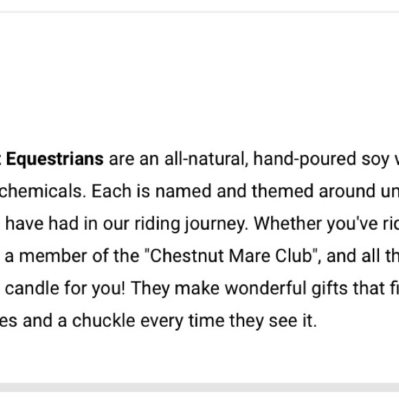 Soy Candles For Burned Out Equestrians New Fresh Linen Scent - Picture 7 of 7